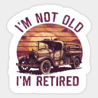 Embracing their retirement years Sticker